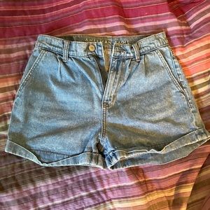 American Eagle high waisted denim shorts